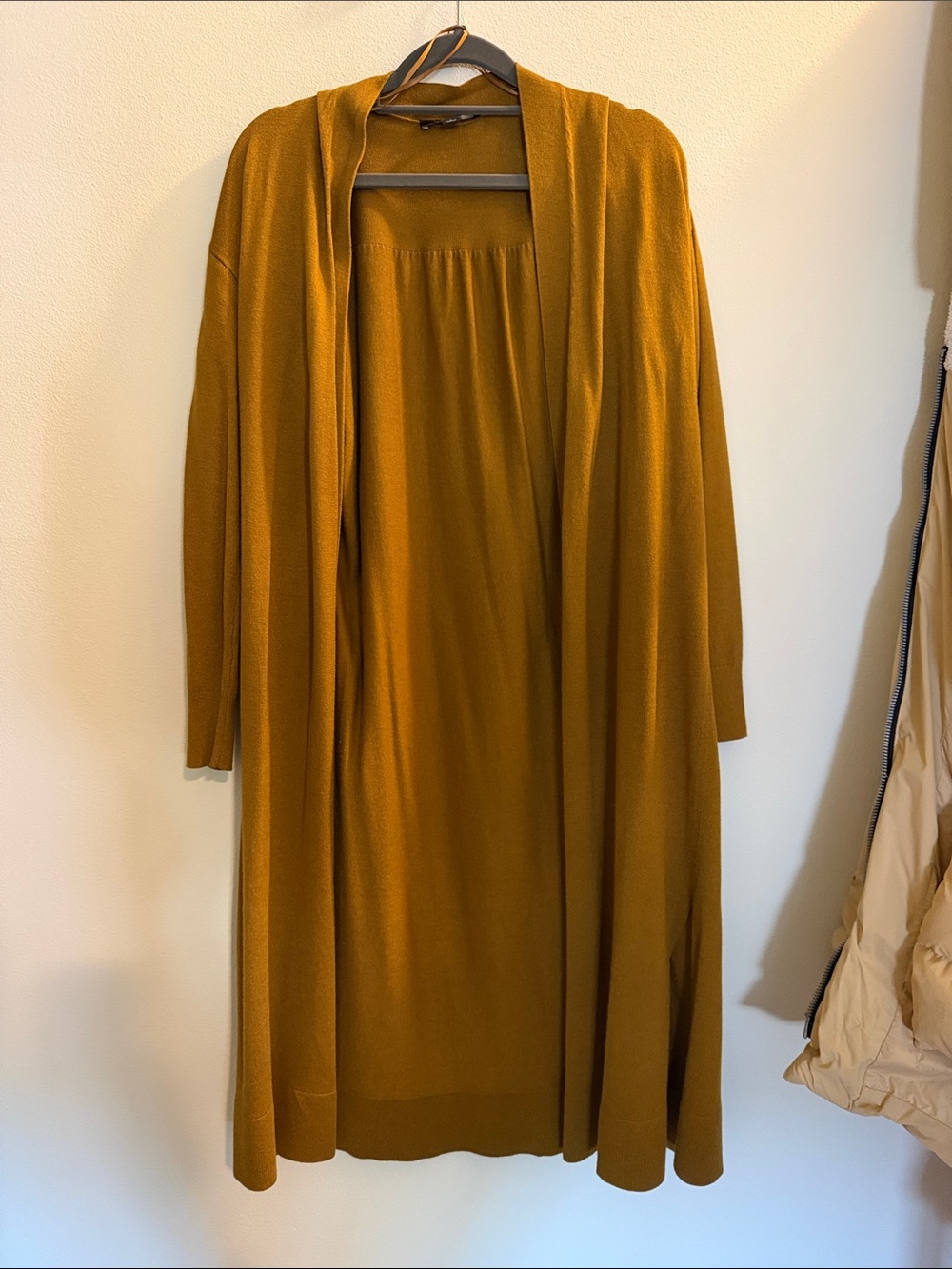 Ann Taylor Mustard Knit Cardigan